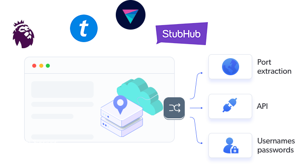 Easily use our proxies for your ticketing program!